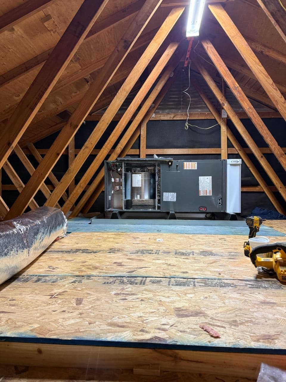 Project Amana S System Installation in Attic Space image